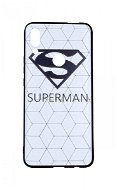 TopQ Huawei P Smart Z 3D silikon Bílý Superman 43260 - Kryt na mobil
