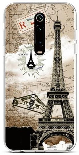 TopQ Xiaomi Mi 9T silicone Paris 2 43007 - Phone Cover - Main image