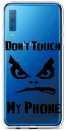 TopQ Samsung A7 silicone Don´t Touch transparent 42730 - Phone Cover