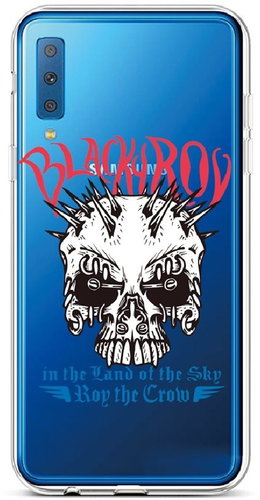 TopQ Samsung A7 silicone Black Roy 42680 - Phone Cover - Main image