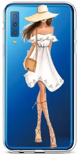 TopQ Samsung A7 silicone Lady 5 42675 - Phone Cover - Main image