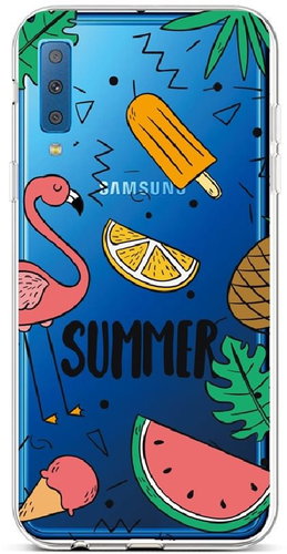 TopQ Samsung A7 silicone Summer 42662 - Phone Cover - Main image