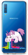 TopQ Samsung A7 silicone Rainbow Splash 42651 - Phone Cover