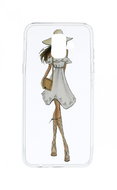 TopQ Samsung A6 silicone Lady 5 42644 - Phone Cover