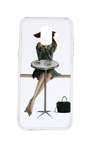 TopQ Samsung A6 silicone Lady 6 42643 - Phone Cover - Main image