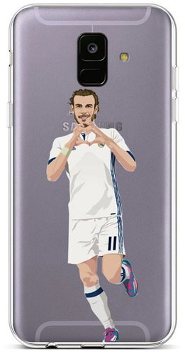 TopQ Samsung A6 silicone Footballer 2 42599 - Phone Cover - Main image
