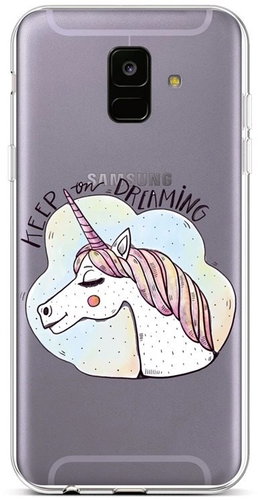 TopQ Samsung A6 silicone Dreaming 42587 - Phone Cover - Main image