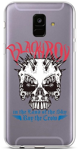 TopQ Samsung A6 silicone Black Roy 42586 - Phone Cover - Main image