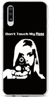 TopQ Samsung A70 silicone Don't Touch Gun 42580 - Phone Cover