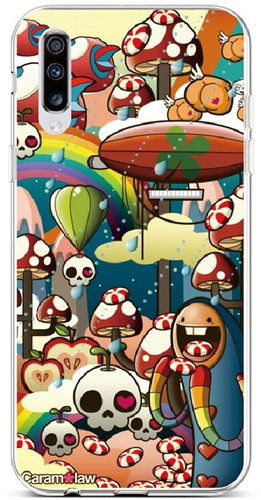 TopQ Samsung A70 silicone Caram Law 2 42578 - Phone Cover - Main image