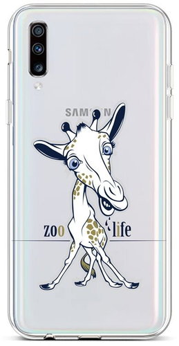 TopQ Samsung A70 silicone Zoo Life 42545 - Phone Cover - Main image