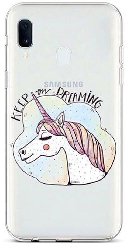 TopQ Samsung A40 silicone Dreaming 42412 - Phone Cover - Main image