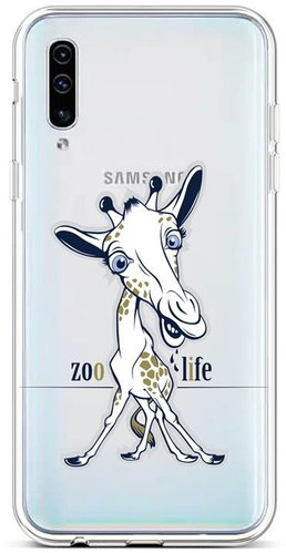 TopQ Samsung A50 silicone Zoo Life 42364 - Phone Cover - Main image