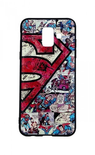 TopQ Samsung A6 3D silicone Superman 42184 - Phone Cover - Main image