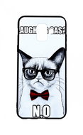 TopQ Samsung A6 3D silicone Grumpy Cat 42181 - Phone Cover