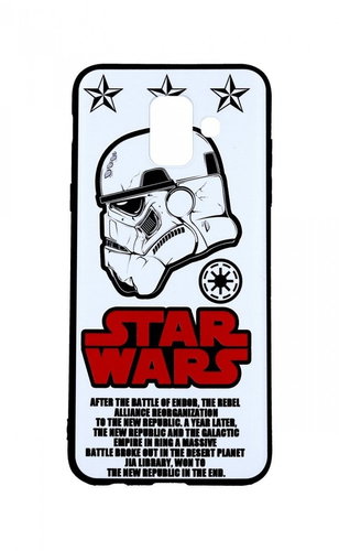 TopQ Samsung A6 3D silicone Star Wars 42179 - Phone Cover - Main image