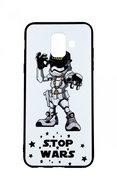 TopQ Samsung A6 3D silicone Stormtrooper 42178 - Phone Cover