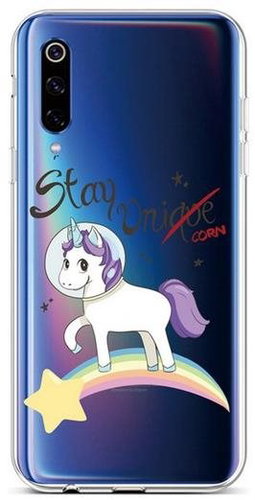 TopQ Xiaomi Mi 9 silicone Stay Unicorn 42069 - Phone Cover - Main image