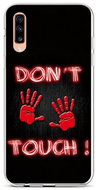 TopQ Samsung A70 silicone Don´t Touch Red 42017 - Phone Cover