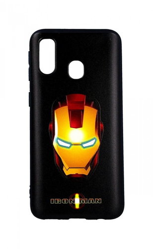 TopQ Samsung A40 3D silicone Iron Man 41529 - Phone Cover - Main image