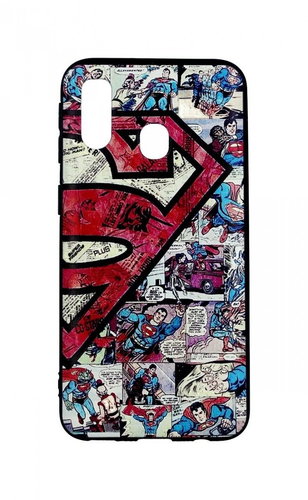 TopQ Samsung A40 3D silicone Superman 41523 - Phone Cover - Main image