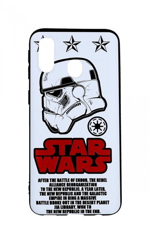 TopQ Samsung A40 3D silicone Star Wars 41513 - Phone Cover - Main image