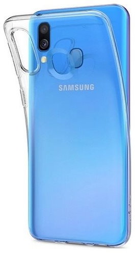 TopQ Samsung A40 silicone ultrathin transparent 0.5 mm 41364 - Phone Cover - Main image