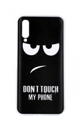 TopQ Samsung A50 silicone Don't Touch 41309 - Phone Cover