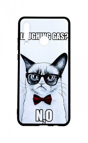 TopQ Huawei P30 Lite 3D silicone Grumpy Cat 41266 - Phone Cover - Main image