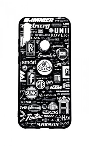 TopQ Huawei Y6 2019 3D silicone Cars 40593 - Phone Case - Main image