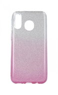 TopQ Samsung M20 glitter silver-pink 40522 - Phone Cover