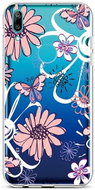 TopQ Huawei Y6 2019 silicone Flowers 40230 - Phone Cover