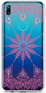 TopQ Huawei Y6 2019 silicone Pink Mandala 40222 - Phone Cover