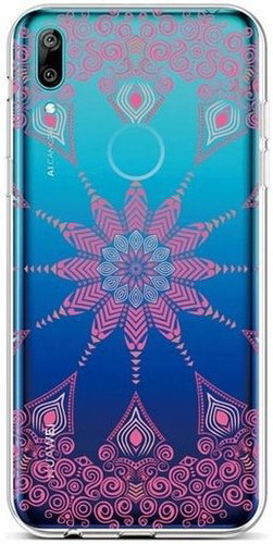 TopQ Huawei Y6 2019 silicone Pink Mandala 40222 - Phone Cover - Main image
