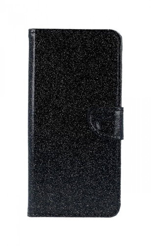 TopQ Samsung J6+ book glitter black 39387 - Phone Case - Main image