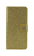 TopQ Samsung J6+ book glitter gold 39385 - Phone Case
