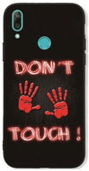TopQ LUXURY Huawei Y7 2019 solid Don't Touch Red 39320 - Phone Cover