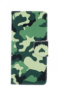 TopQ Samsung J6+ booklet camouflage 39259 - Phone Case