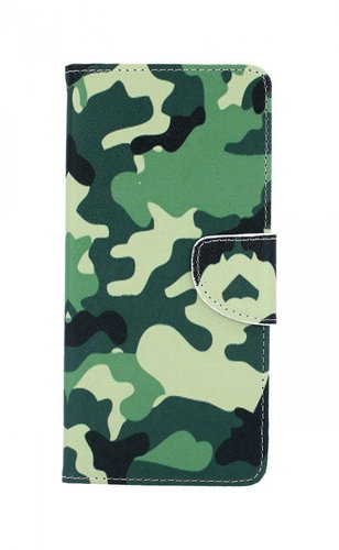 TopQ Samsung J6+ booklet camouflage 39259 - Phone Case - Main image