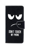 TopQ Samsung J6+ booklet Don't touch 39257 - Phone Case
