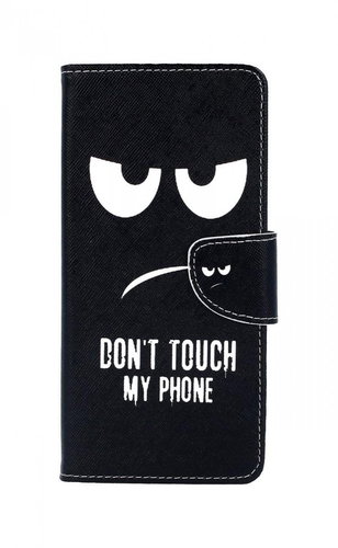 TopQ Samsung J6+ booklet Don't touch 39257 - Phone Case - Main image