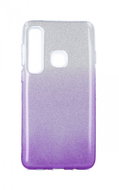 Forcell Samsung A9 silicone glitter silver-purple 38719 - Phone Cover