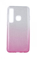 Forcell Samsung A9 silicone glitter silver-pink 38718 - Phone Cover