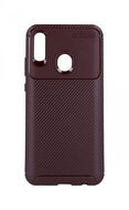 TopQ Focus Huawei P Smart 2019 silicone brown 38482 - Phone Cover