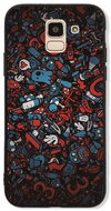 TopQ GLASS Samsung J6 Trash 38446 - Phone Cover
