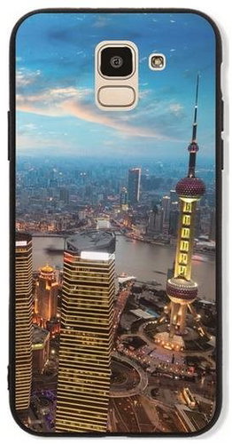 TopQ GLASS Samsung J6 City 38392 - Phone Cover - Main image