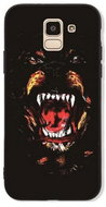 TopQ GLASS Samsung J6 Aggressive Dog 38334 - Phone Cover