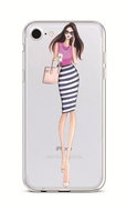 TopQ iPhone 7 silicone Lady 3 38196 - Phone Cover