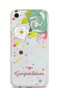 TopQ iPhone 7 silicone Congratulations 38186 - Phone Cover