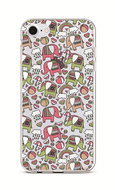 TopQ iPhone 7 silicone Elephants 38159 - Phone Cover
